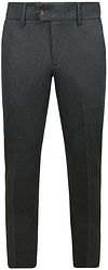 Pantalones de vestir Suitable Aiden Houndstooth verde oscuro SPE26304AI61ST-3018