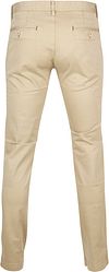 Suitable Pantalon Chino Oakville Beige Product / Achterkant