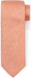 Suitable Cravatta Arancione K81-8 100% Silk Tie Orange Delave
