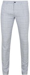 Suitable Chino Pico Ruiten Lichtblauw 1-81-416 603 Blue Check kopen | Suitable