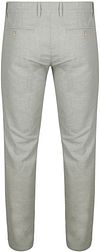 Alberto Lou Chino Linnen Mix Beige Product / Achterkant