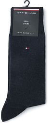 Tommy Hilfiger Birdseye Calze Blu confezione da 2 paia Verpakking