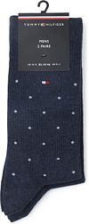 Tommy Hilfiger zestaw 2 par skarpetek w kolorze niebieskim 003 Verpakking
