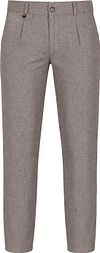 Køb Suitable Chino Pico Pleat Check Sand PA-STBL-PIFL-AW26.03 sandcheck | Suitable