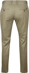Suitable Chino Sartre Donkergroen Product / Achterkant