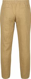 Suitable Leinen Beach Chino Beige Product / Achterkant