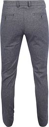 Passande Chino Pico Pleat Navy Product / Achterkant