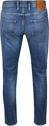 Alberto Slim Organic Denim w kolorze ciemnoniebieskim Product / Achterkant