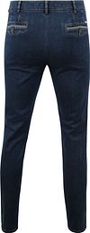 Meyer Pantalon Chicago Bleu Foncé Product / Achterkant