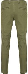 Suitable Milton Skinny-Fit Chino Groen Product / Achterkant