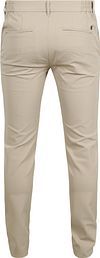 Chinosy No Excess 4-Way Stretch Sedoc Stone Product / Achterkant