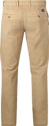 Steppin' Out Chino Flemm Corduroy Beige Product / Achterkant