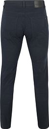 Pantalón five pocket tapered Pierre Cardin en azul marino Product / Achterkant