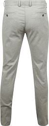 Suitable Chino Pico Pleat Flanel Lichtgrijs Product / Achterkant