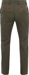 Gardeur Chino Benny 3 verde oliva Product / Achterkant