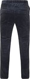 Scotch and Soda Pantalon Warren Velours Côtelé Bleu Foncé Product / Achterkant