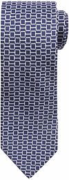 Suitable Krawatte Seide Druck Dunkelblau kaufen | FC22-12 Navy | Suitable