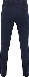 Meyer chinosy Bonn w kolorze ciemnoniebieskim denim Product / Achterkant