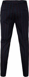 Chino Mott a righe Scotch and Soda navy Product / Achterkant
