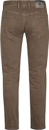 Alberto Pipe Broek Bruin Product / Achterkant