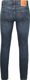 Jeansy Levi's 511 z denimu w kolorze granatowym Product / Achterkant