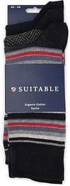 Suitable Socken 3er-Pack Bedruckt Marine Multicolour Verpakking