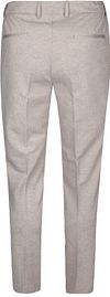 Suitable Pantalon Jersey Zandkleur Ruit Product / Achterkant
