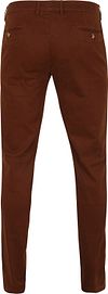 Suitable chino Plato en color ladrillo Product / Achterkant