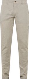 Passer Chino Pico Linnen Beige PA-LINPLAIN-24.01