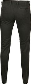 Suitable Chino Sartre Verde Scuro Product / Achterkant