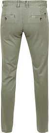 Suitable Chino Sartre Oxford Olive Olivgrün Product / Achterkant