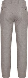 Suitable Chino Pico Pleat Check Sand
