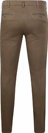 Chinosy Meyer Chicago z diagonalu, w kolorze camel Product / Achterkant