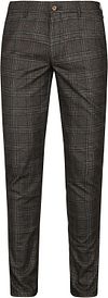 Passerende chino Pico-tartan bruin 1-39-023 kl 100 Pico