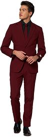 OppoSuits Costume Blazing Rouge OSUI-0109 Blazing Burgundy commander en ligne | Suitable