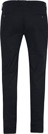 Passande Chino Pico Tryck Navy Blå Product / Achterkant