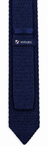 Suitable Tie Knitted Wool Navy Product / Detail