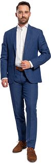 Suitable Costume Bleu Argon Model / Voorkant avec Emiel