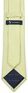 Suitable Silk Tie Lime Green Product / Achterkant