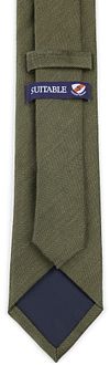 Suitable Lin og Silke Slips Grønn Product / Achterkant
