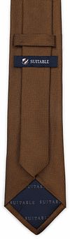 Suitable Corbata Seda Bruin Product / Achterkant