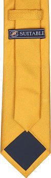 Suitable Zijde Stropdas Gold Product / Achterkant