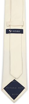 Suitable Soie Cravate Ecru Product / Achterkant