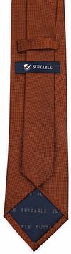 Suitable Zijde Stropdas Brique Product / Achterkant