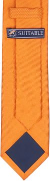 Suitable Corbata de seda naranja Product / Achterkant
