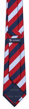 Suitable Slips Silke Multistripe Rød