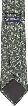 Suitable Slips Silke Grøn Paisley Product / Achterkant