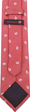 Suitable Krawatte Rot F01-28 Product / Achterkant