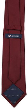 Suitable Silk Tie Burgundy