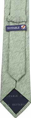 Jedwabny krawat zielony K81-21 Product / Achterkant